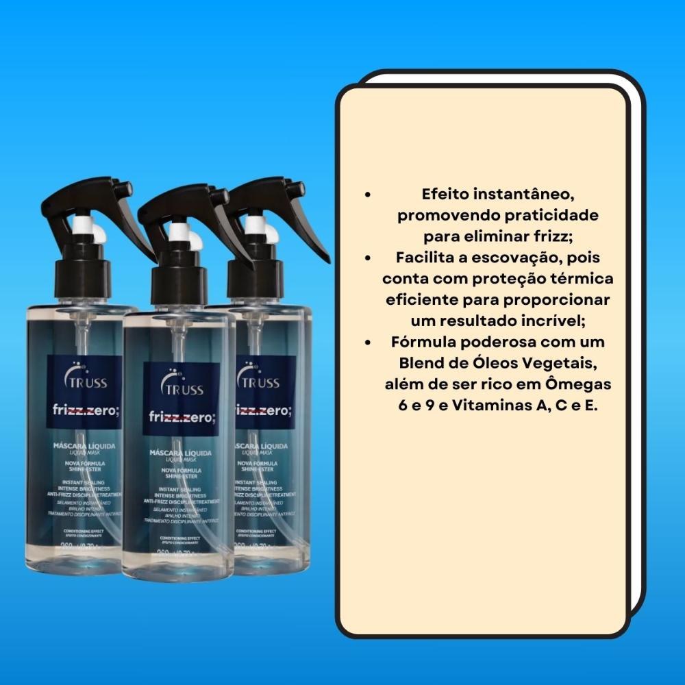 Truss Frizz Zero Kit - 3 Leave-ins 260ml — imagem 3 | Farmácia Resyla