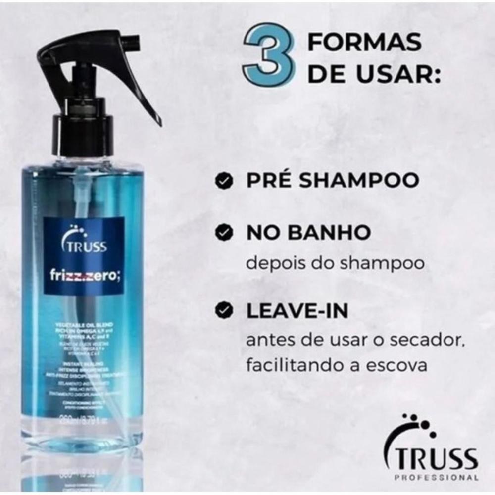 Truss Frizz Zero Leave-In 260ml — imagem 4 | Farmácia Resyla