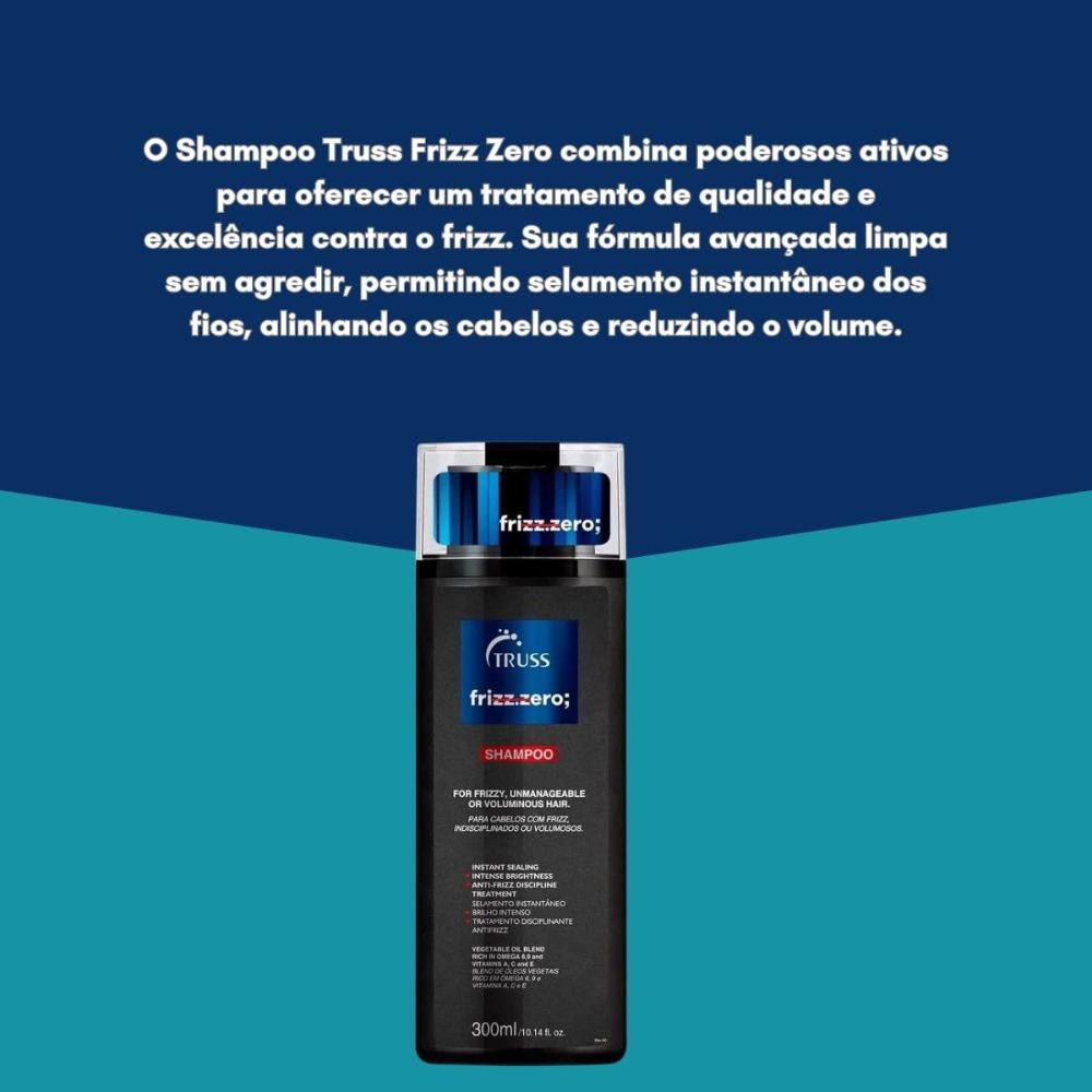 Truss Frizz Zero Shampoo 300ml — imagem 4 | Farmácia Resyla