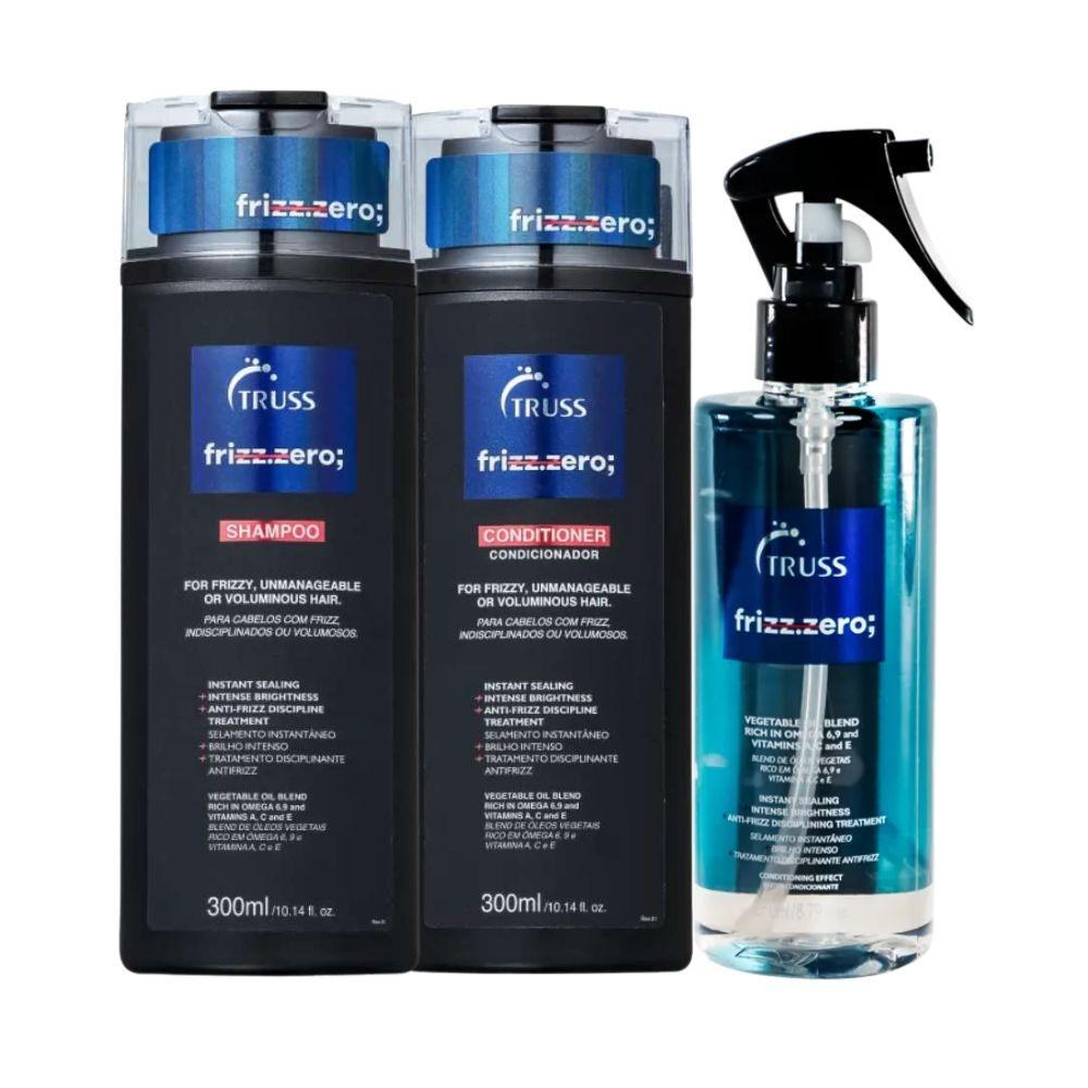 Truss Frizz Zero - Shampoo 300ml + Condicionador 300ml + Leave-in 260ml — imagem 2 | Farmácia Resyla