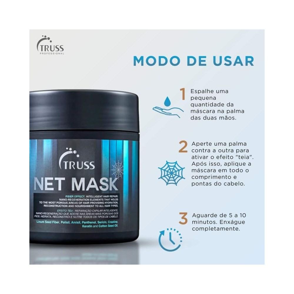 Truss Net - Máscara Capilar 550g — imagem 3 | Farmácia Resyla