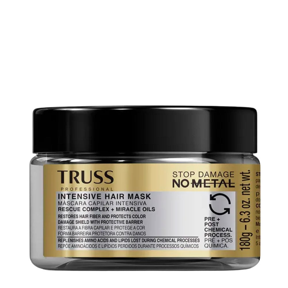 Truss Professional - Stop Damage No Metal - Máscara Capilar — Truss | Farmácia Resyla