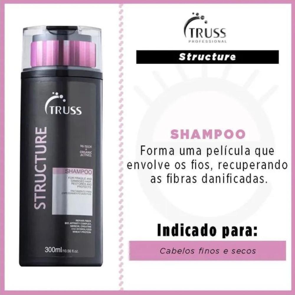 Truss Structure Shampoo 300ml — imagem 2 | Farmácia Resyla