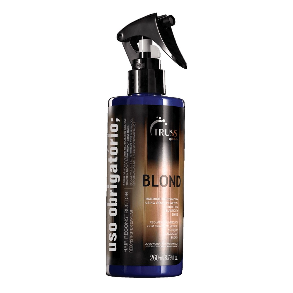 Truss Uso Obrigatório Blond - Tratamento Reconstrutor 260ml — Truss | Farmácia Resyla
