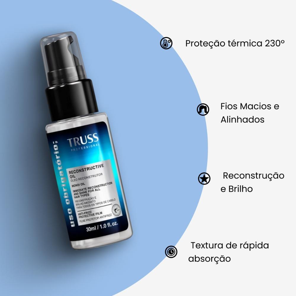 Truss Uso Obrigatório Óleo Capilar Reconstrutor 30ml — imagem 3 | Farmácia Resyla