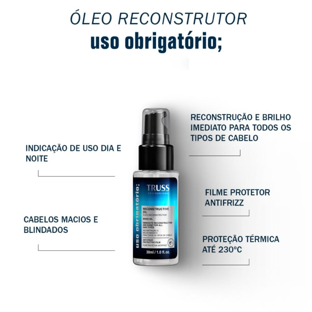 Truss Uso Obrigatório Óleo Capilar Reconstrutor 30ml — imagem 4 | Farmácia Resyla