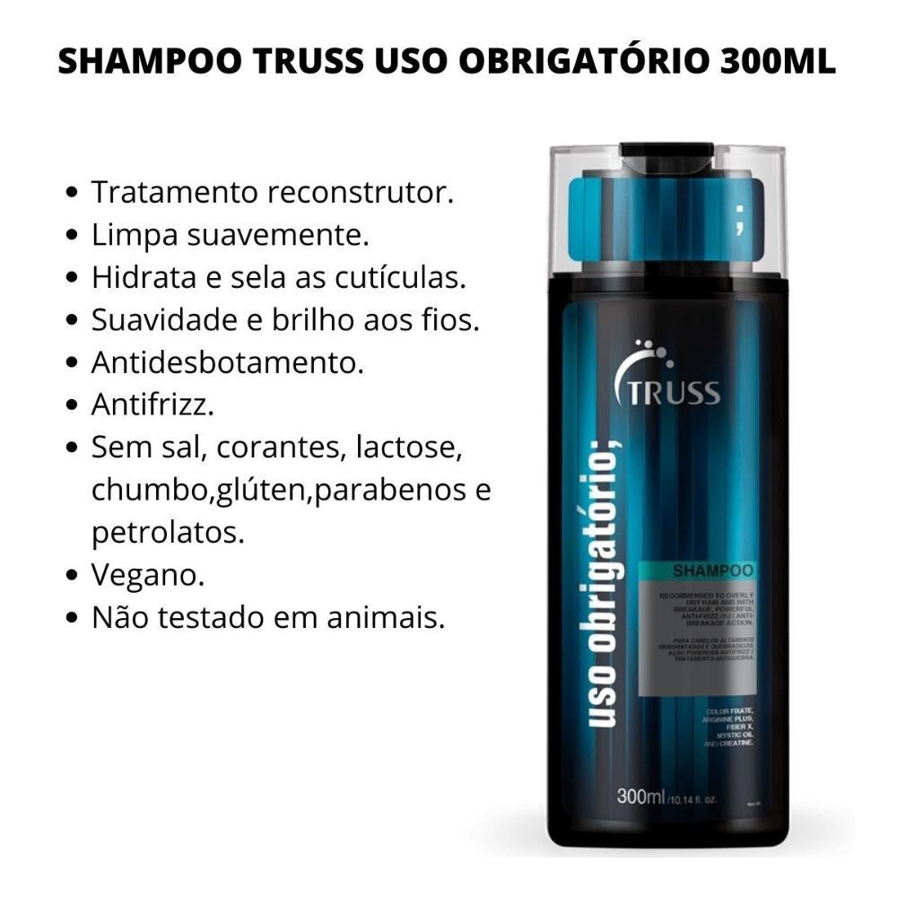 Truss Uso Obrigatório Shampoo 300ml — imagem 4 | Farmácia Resyla