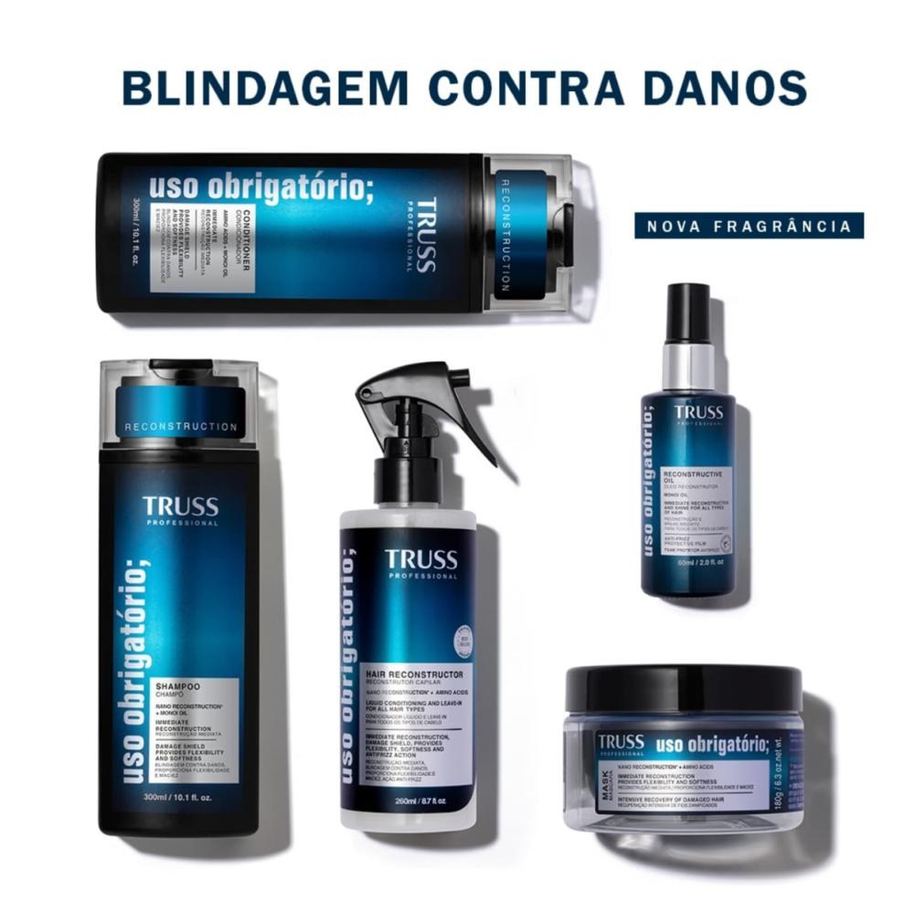 Truss Uso Obrigatório Tratamento Líquido Reconstrutor 260ml — imagem 3 | Farmácia Resyla