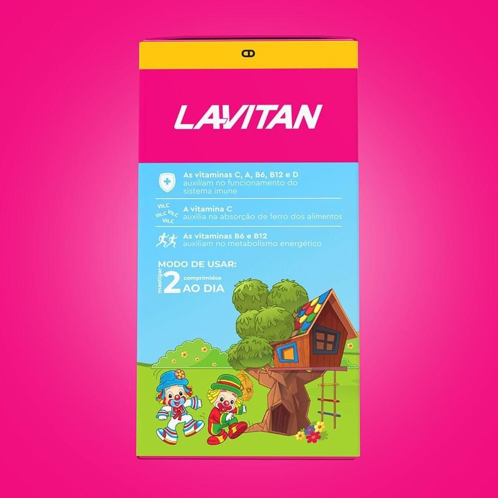 Vitamina Infantil Mastigável Tutti-Frutti Lavitan Patati Patatá 60 Comprimidos — imagem 4 | Farmácia Resyla