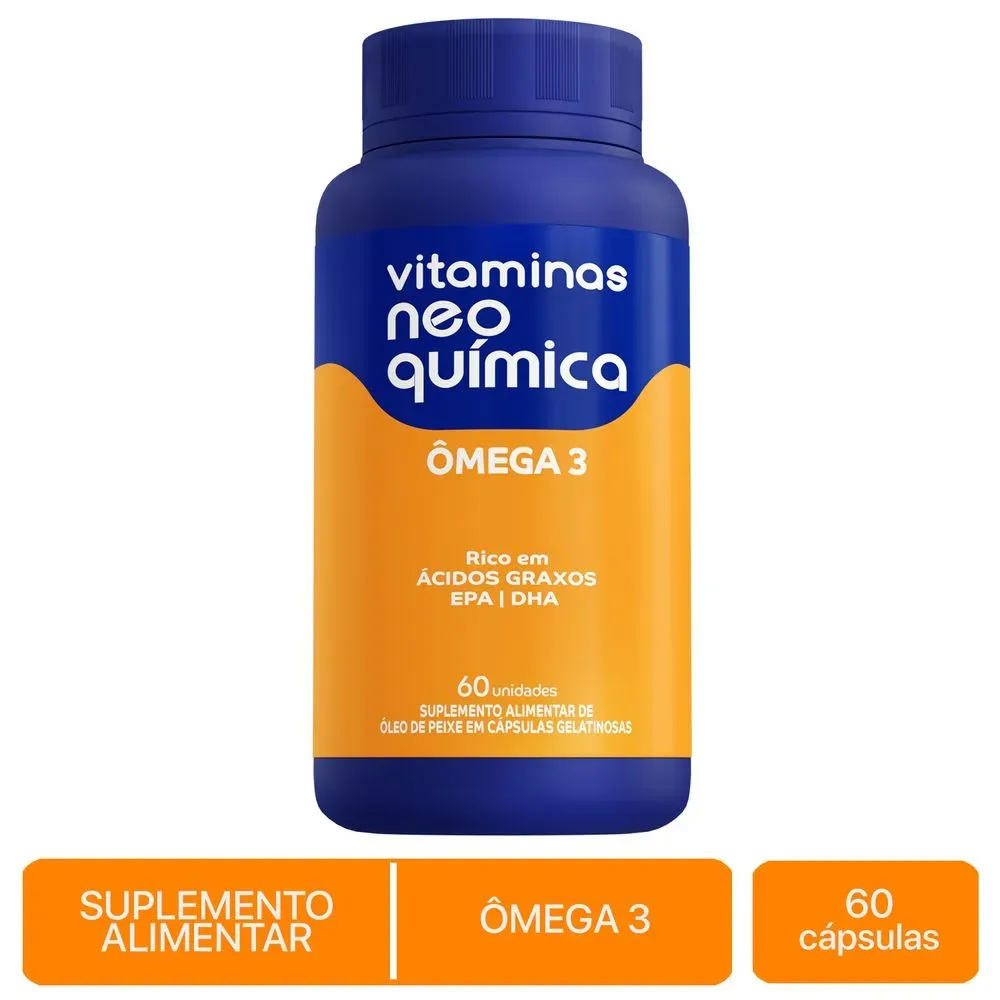 Vitaminas Neo Química Ômega 3 60 Cápsulas — Neo Quimica | Farmácia Resyla