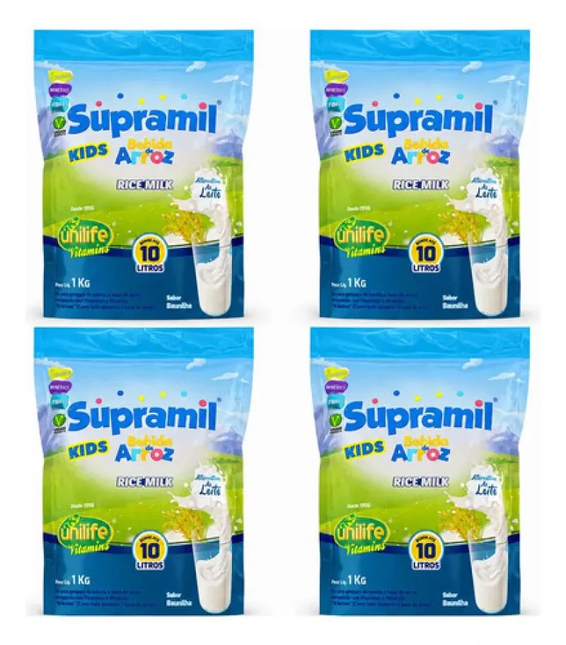 Kit 4 Supramil Kids Baunilha 1kg – Unilife — Unilife | Farmácia Resyla