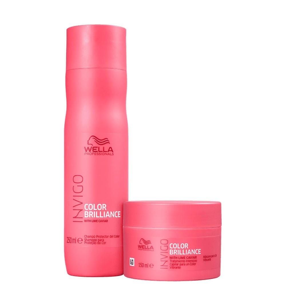 Wella Invigo Color Brilliance - Shampoo 250ml + Máscara 150ml — Wella Professionals | Farmácia Resyla