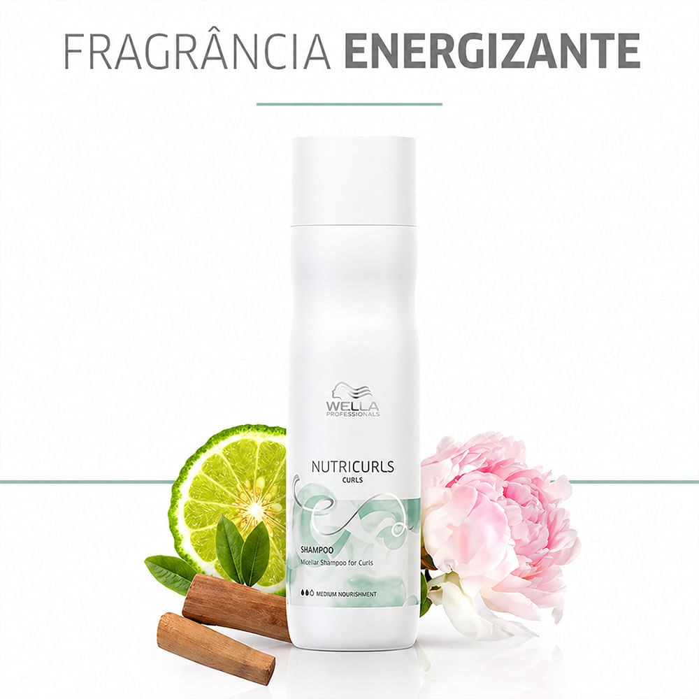 Wella Nutricurls Shampoo Micelar - Shampoo 250ml — imagem 4 | Farmácia Resyla