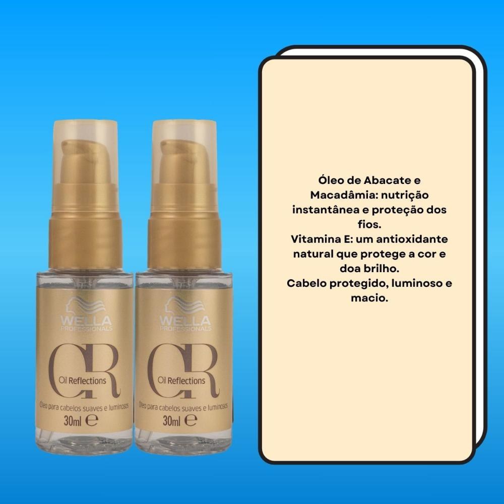 Wella Oil Reflections - Kit 2 Óleos Capilares - 30ml cada — imagem 2 | Farmácia Resyla