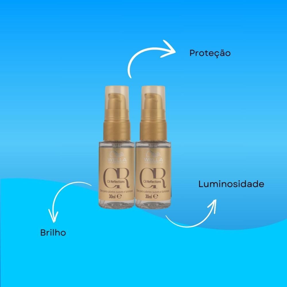 Wella Oil Reflections - Kit 2 Óleos Capilares - 30ml cada — imagem 3 | Farmácia Resyla