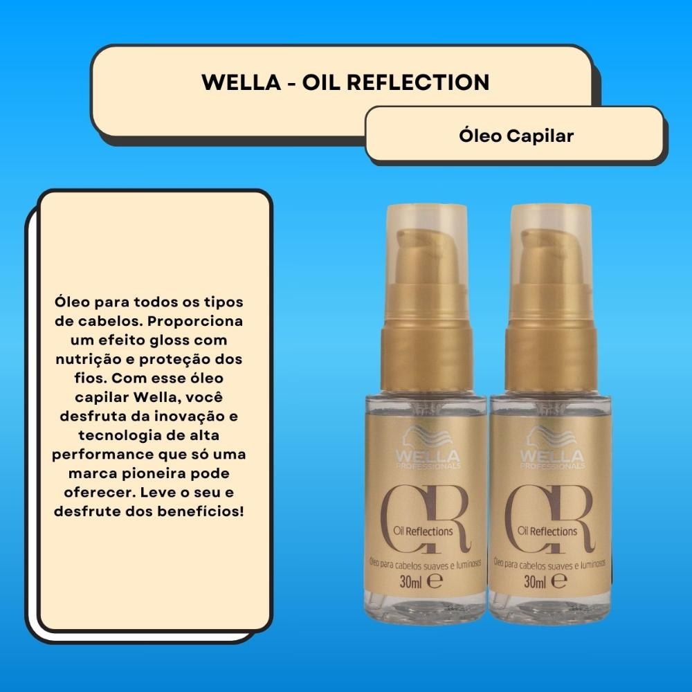 Wella Oil Reflections - Kit 2 Óleos Capilares - 30ml cada — imagem 4 | Farmácia Resyla