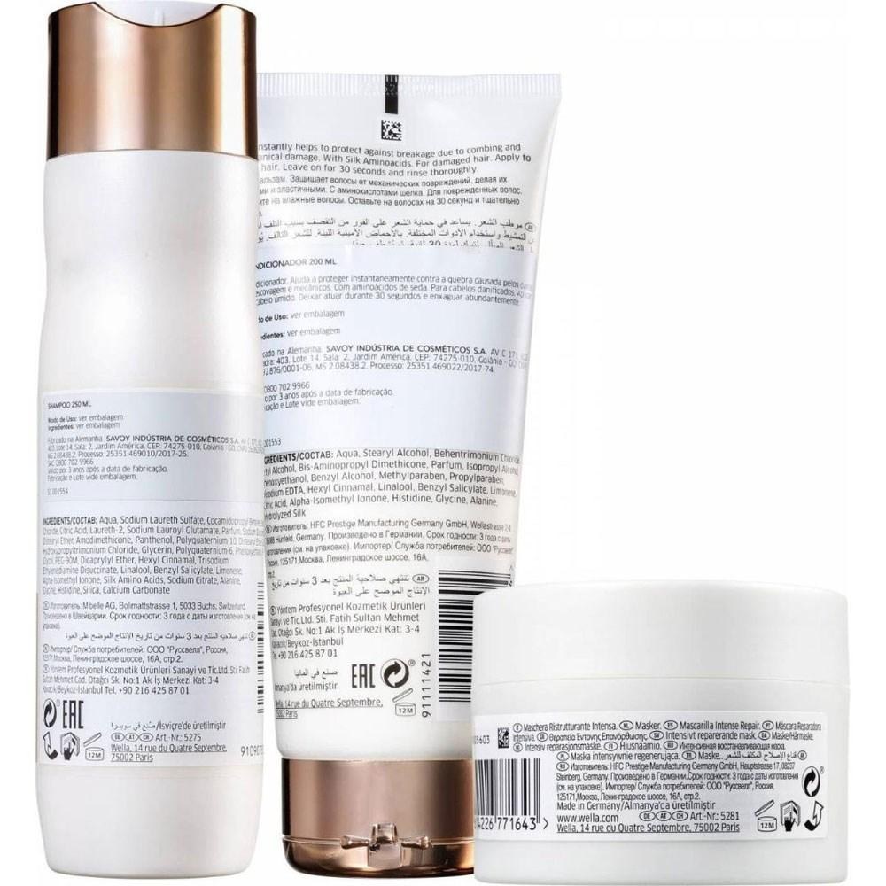 Wella Professionals Fusion Kit - Shampoo 250ml + Condicionador 200ml + Máscara 150ml — imagem 2 | Farmácia Resyla