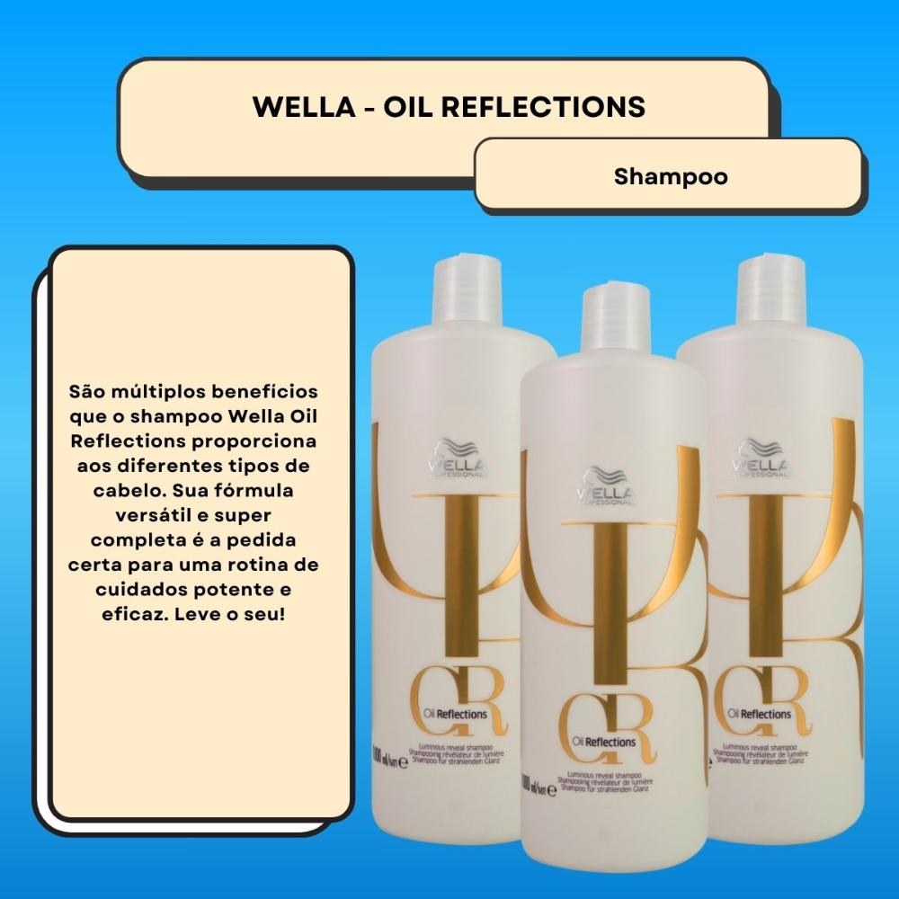 Wella Professionals Oil Reflections Kit 3 Shampoo 1000ml — imagem 2 | Farmácia Resyla