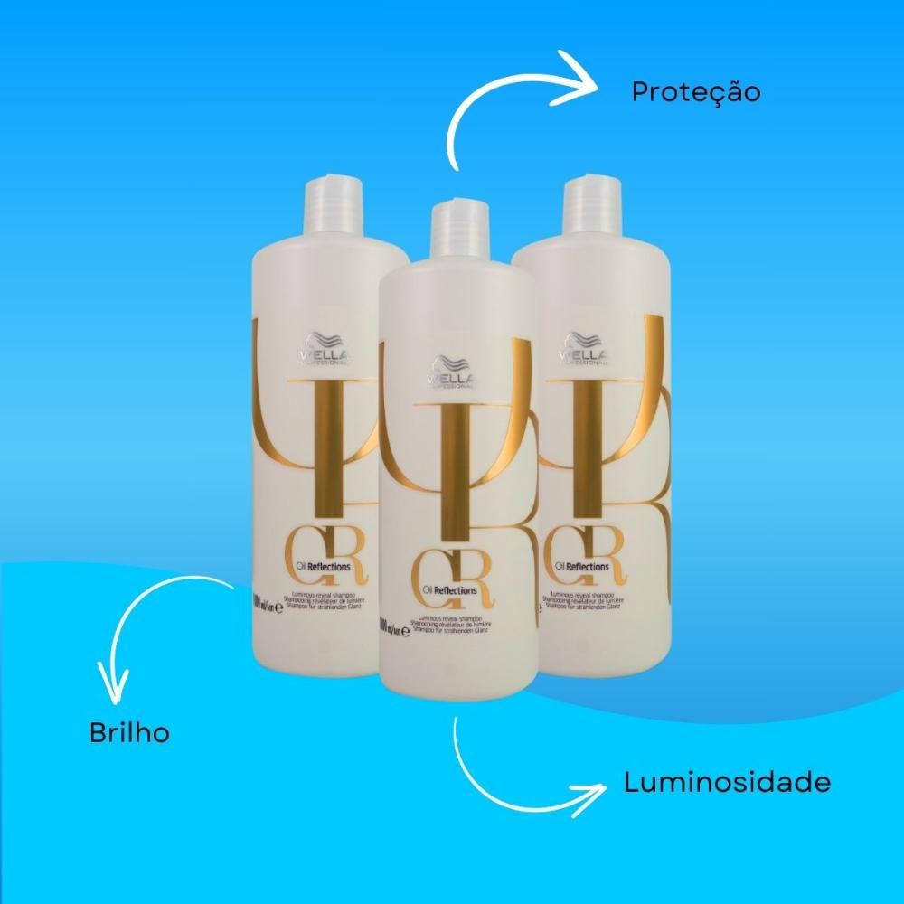 Wella Professionals Oil Reflections Kit 3 Shampoo 1000ml — imagem 4 | Farmácia Resyla