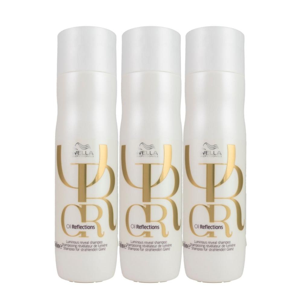 Wella Professionals Oil Reflections Kit - 3 Shampoos de 250ml — Wella Professionals | Farmácia Resyla